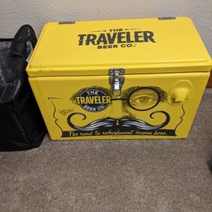 Traveler Beer Company Metal Cooler